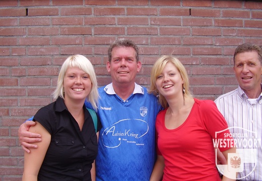 Bert Jansen met dochters