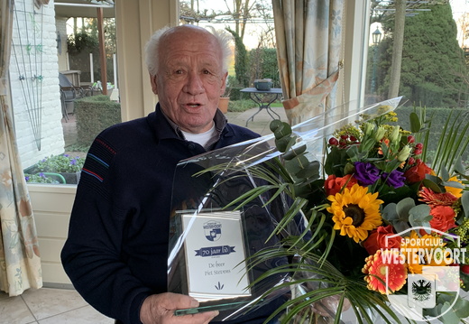 2023-01 70 jaar lid Piet Stevens